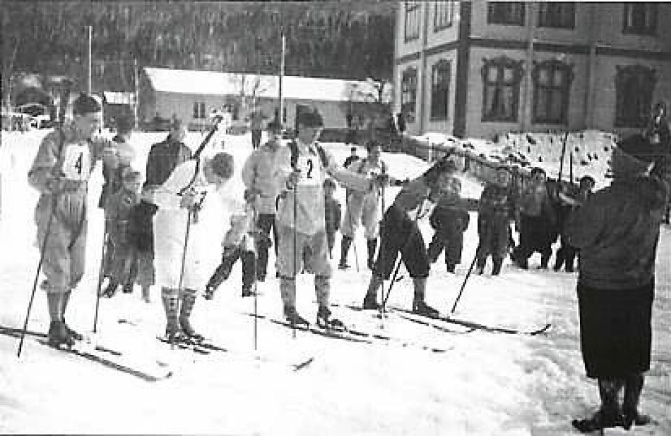 Trysil-Knut rennet med historisk sus lørdag 28. januar Start_1953.jpg