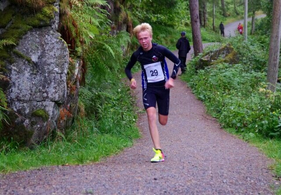 Unge vinnere på Blodslitet i Ålesund Maal_Haakon_Stavik