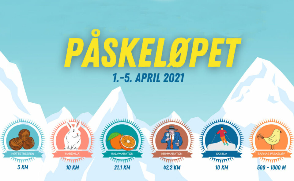 Påskeløpet byr på en rekke ulike distanser. Påskeløpet byr på en rekke ulike distanser.