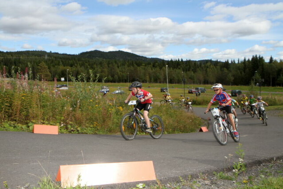Stor idrettsglede i BarneBirken 07 2 IMG_2149 Oppover den kjente Dæhlihaugen fra 1994.jpg