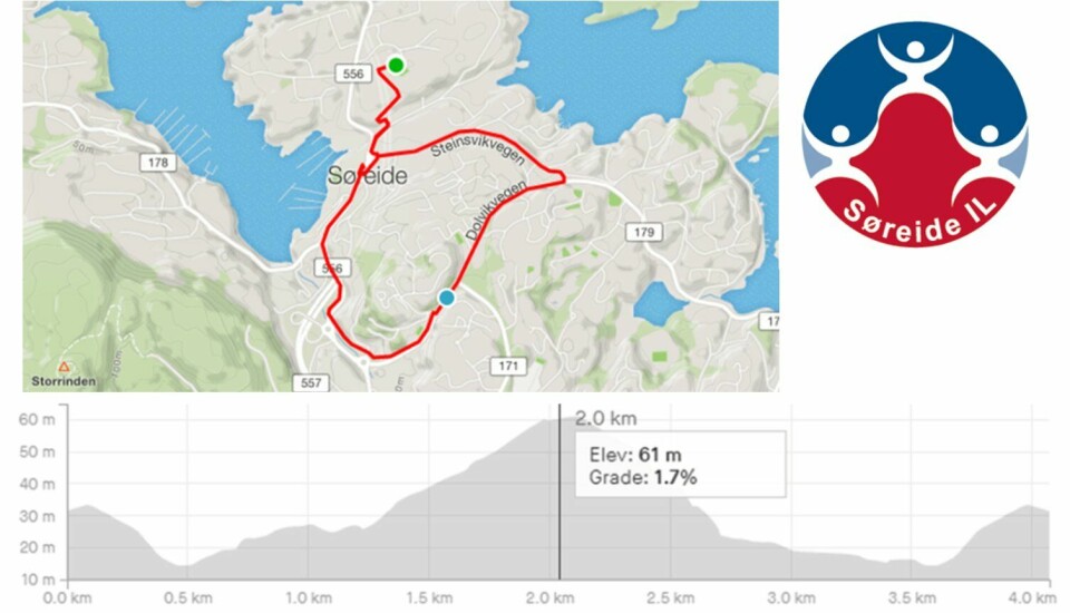 Endelig klart for Søreideløpet onsdag 4. mai kart søreideløpet.jpg