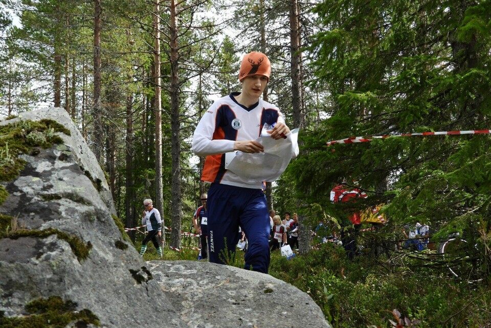 Sofie Johansson og Håvard Lucasen vant KM langdistanse på Gåsbu Siggurd Kvamme vant H19-20.jpg