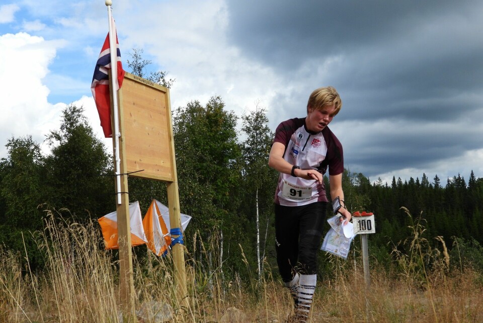 Sofie Johansson og Håvard Lucasen vant KM langdistanse på Gåsbu Even Lien vant H15-16.jpg