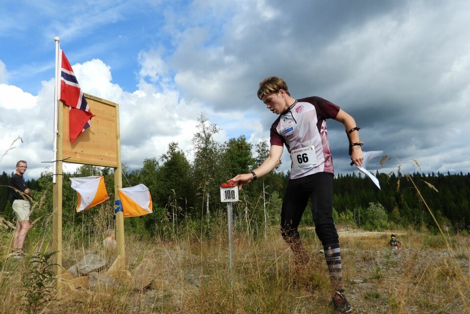 Sofie Johansson og Håvard Lucasen vant KM langdistanse på Gåsbu Lars Lien vant H17-18.jpg