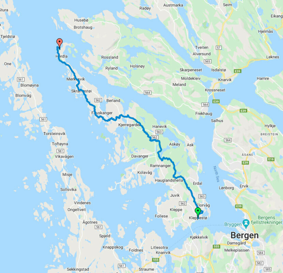 Det er igjen klart for Askøy på langs Løypen_Askøy på langs.jpg