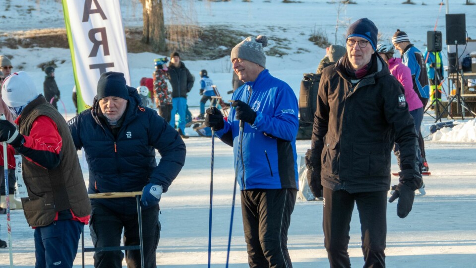 Sten Stensen (fra v.), Amund Sjøbrend og Kay Stenshjemmet stilte med forskjellig utstyr på Dølisjøen i år. (Alle foto: Asgeir Sektnan) Sten Stensen (fra v.), Amund Sjøbrend og Kay Stenshjemmet stilte med forskjellig utstyr på Dølisjøen i år. (Alle foto: Asgeir Sektnan)
