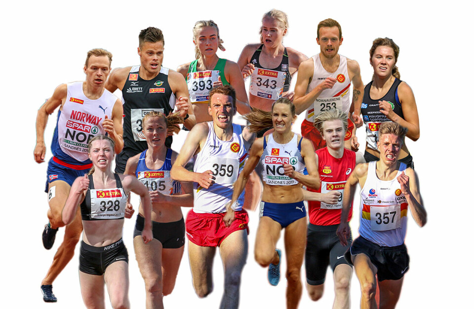 Kondis tror mange av disse vil ta NM-medaljer i helgen Kondis tror mange av disse vil ta NM-medaljer i helgen