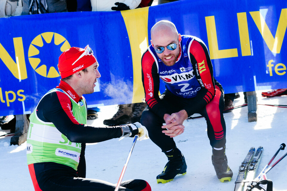 Leder sammenlagt: Team Santander leder Ski Classic sammenlagt suverent med 661 poeng og veksler på å ha ledertrøya innen laget. Foto: Team Santander. Leder sammenlagt: Team Santander leder Ski Classic sammenlagt suverent med 661 poeng og veksler på å ha ledertrøya innen laget. Foto: Team Santander.