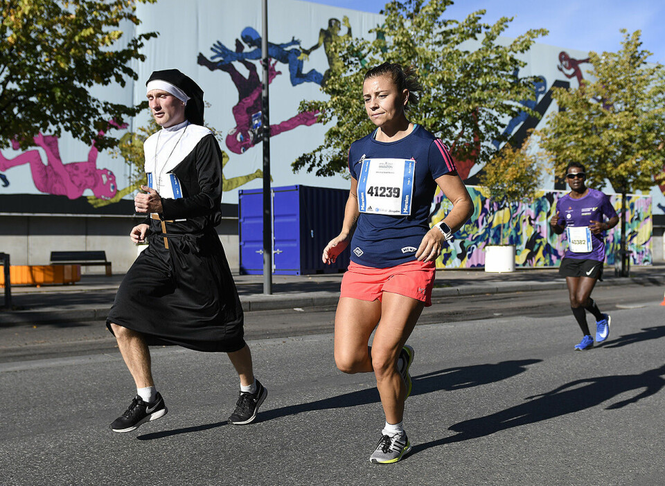 Myhre og Abdulaziz norske mestre på maraton i Oslo nonne_50D1251.jpg