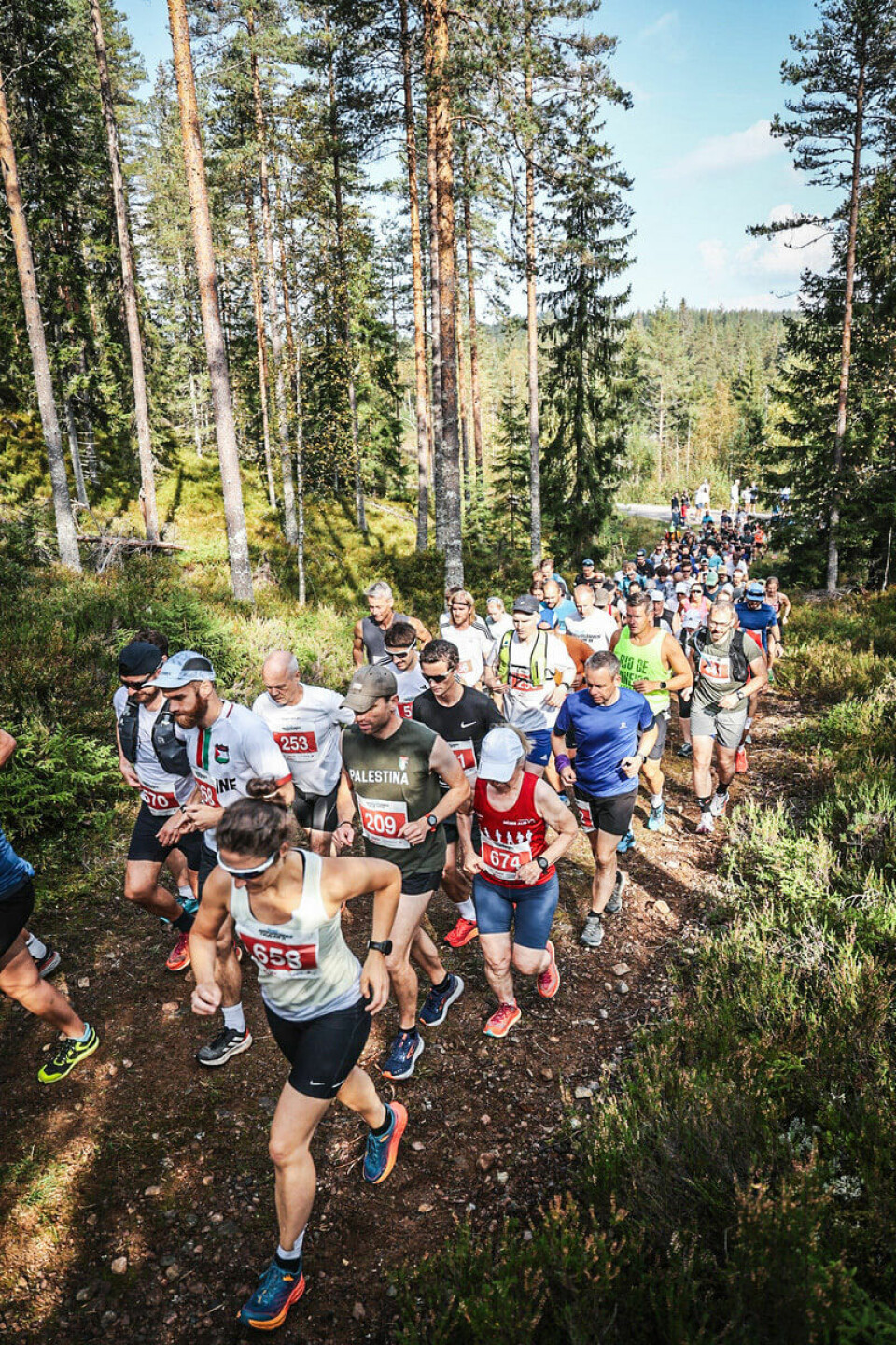 En skogsløpingens festdag da over 1200 trava gjennom Nordmarka Helstarten.jpg