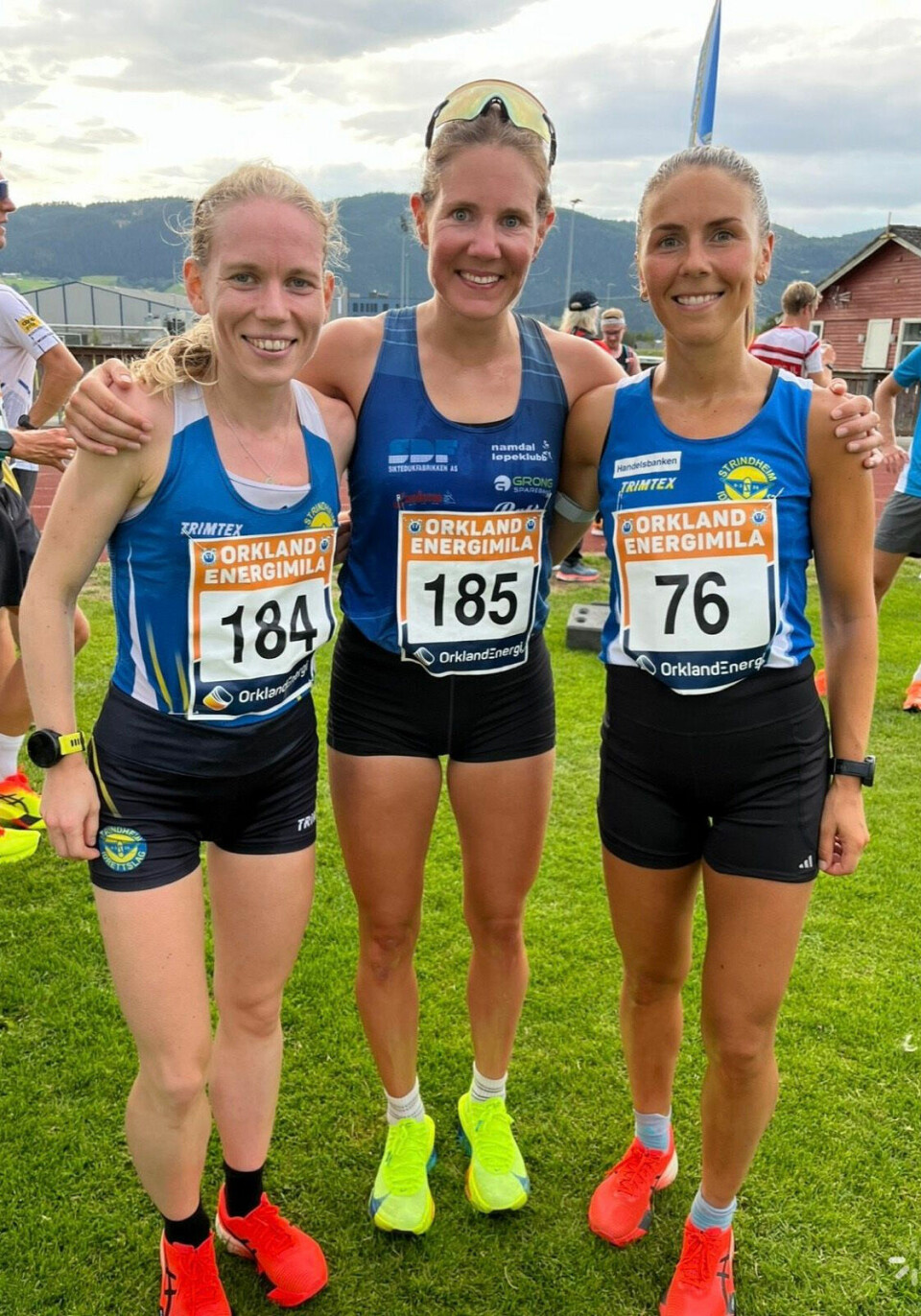 Hanne Mjøen Maridal og Alexander Kirkeberg vant Orkland Energimila Hanne-Mjoen-Maridal-Marie-Waagan-og-Vibeke-Jensen.jpg