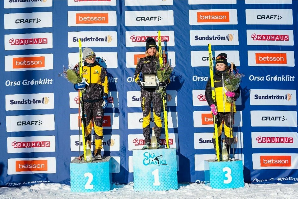 Ida Dahl og Emil Persson tilbake på topp i Grönklitt Criterium Pallen kvinner.jpg