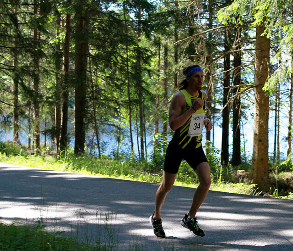 En solskinnshistorie med løyperekorder på Rømskog leder_fra_start_vinner_maraton_IMG_3508.jpg