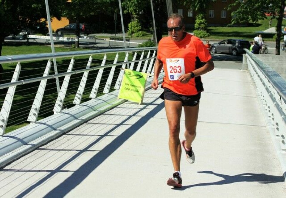 Hett under Elveløpet hvor Øystein Mørk doblet ROger_Gjøvog_5Km.JPG