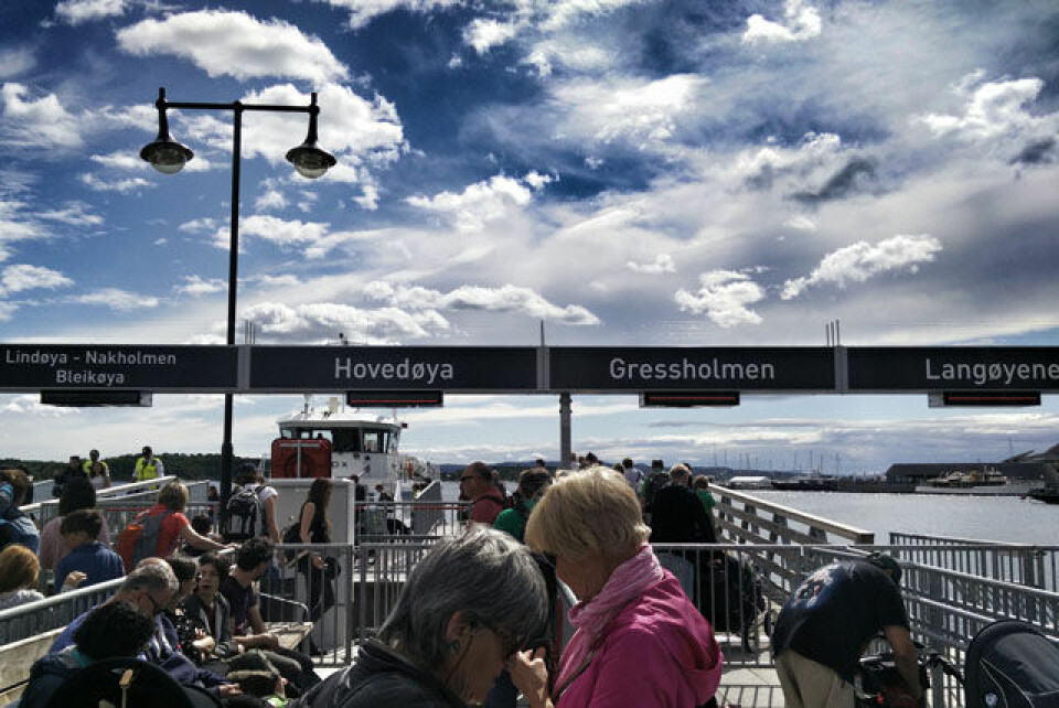 Hovedøya Rundt: Vidar-dominans i kvinneklassen, som var størst Etter neste hundre års drift med avgang fra Vippetangen, har nå Oslofergene fra mars av traffikert fra Rådhusbrygga ved siden av Nesoddbåten.