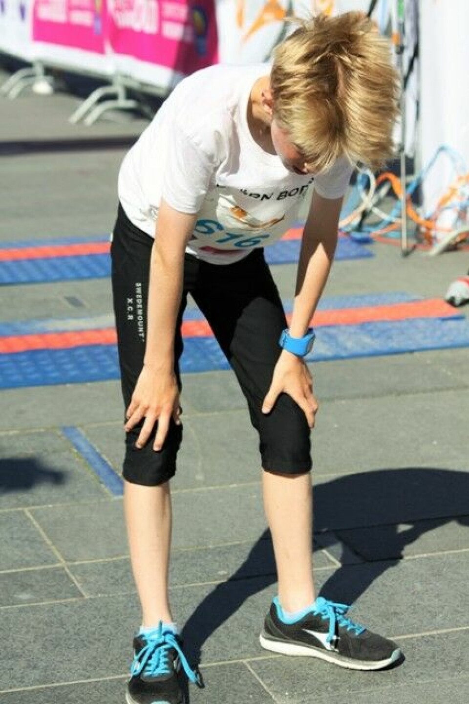 Hett under Elveløpet hvor Øystein Mørk doblet Gutt_10Km.JPG