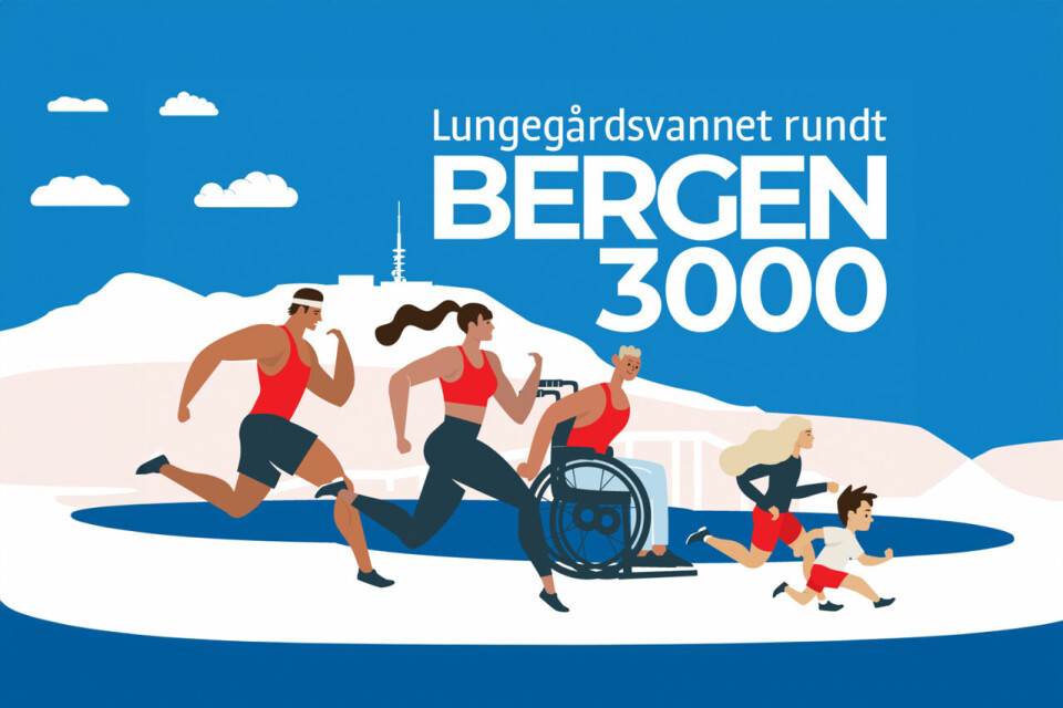 Bergen3000 arrangeres lørdag 8. juni, og påmeldingen nærmer seg 1000. Bergen3000 arrangeres lørdag 8. juni, og påmeldingen nærmer seg 1000.