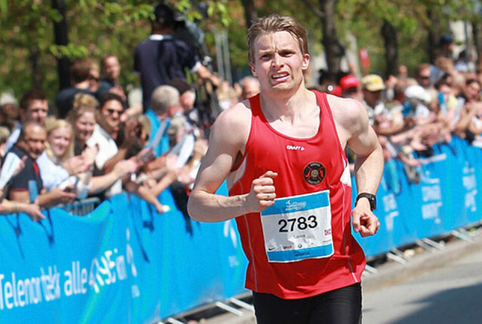 Lasse Blom løp 5000 m på 14.57,69. (Arkivfoto: Kjell Vigestad) Lasse Blom løp 5000 m på 14.57,69. (Arkivfoto: Kjell Vigestad)