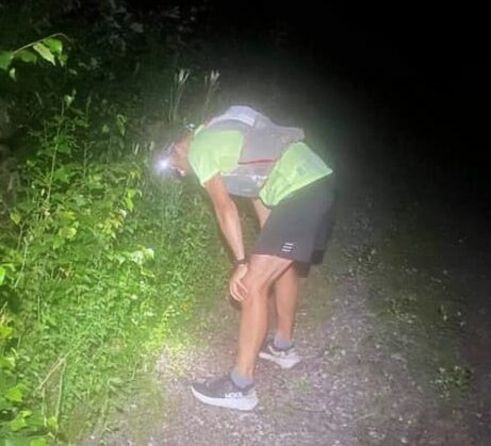 53 av 64 løpere fullførte Oslofjorden Rundt, Simen Holvik og Mari Mauland vant 100 miles Harald_Bjerke-oppkast.jpg