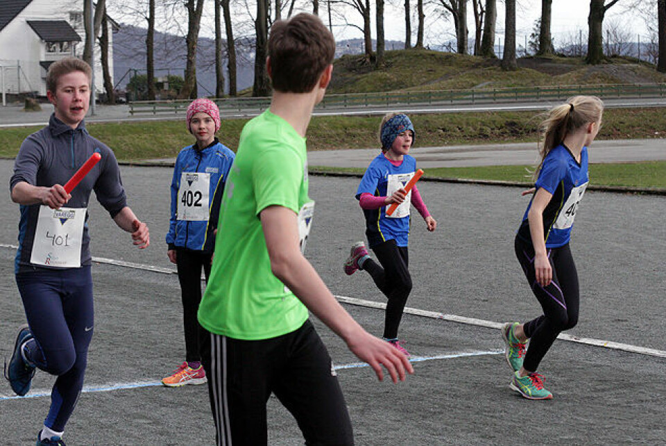 Varegg dominerte egen sprintstafett på Skansemyren IMG_8414.jpg