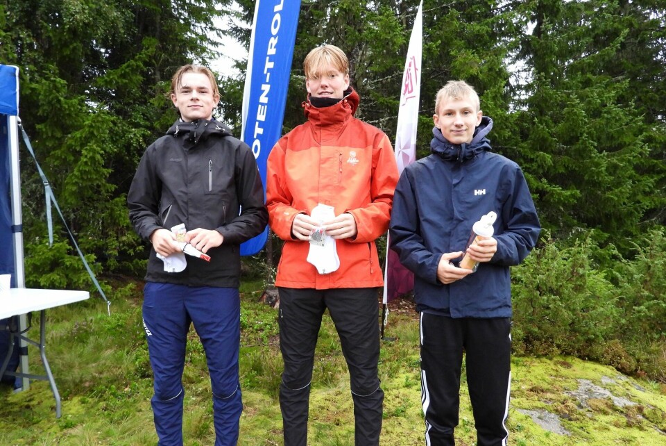 KM i orientering for Innlandet preget av tragisk hendelse Medaljevinnere H17-18.jpg