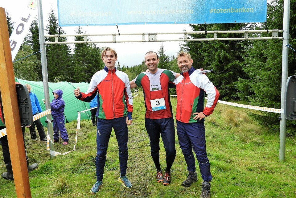 KM i orientering for Innlandet preget av tragisk hendelse Vang OL vant H17 Ola Dåsnes, Ove Haugereid og Håkon Dåsnes.jpg