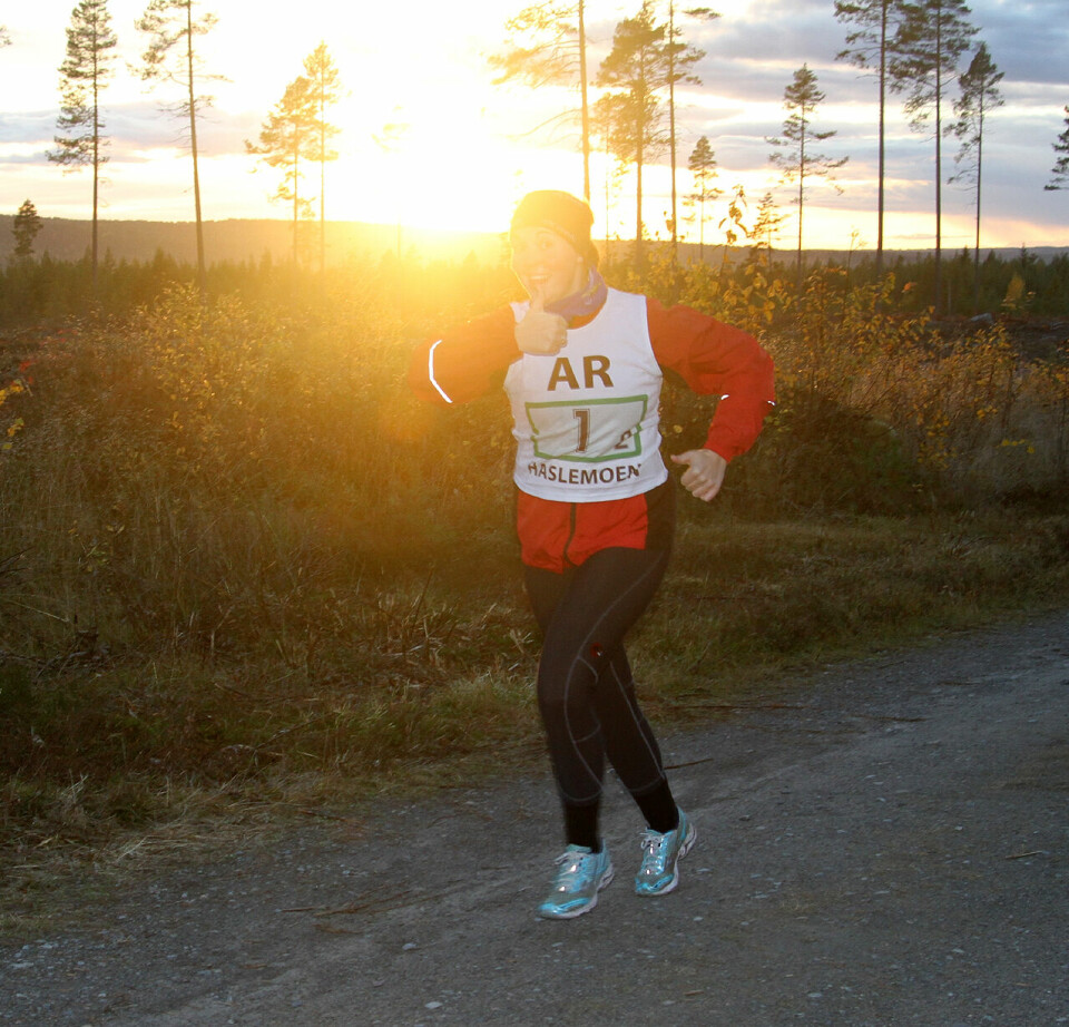 Melkesyre i solnedgang Hanne_i_solnedgang