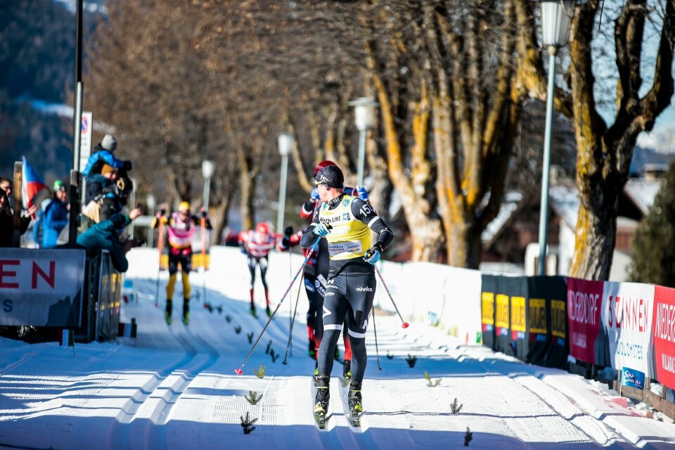 Ida Dahl og Emil Persson fortsatt ubeseiret i årets Ski Classics 14.01.2023, Sexten, Italy (ITA):Emil Persson - Ski Classics Pustertaler Ski Marathon - Sexten (ITA). www.nordicfocus.com. © Vanzetta/NordicFocus. Every downloaded picture is fee-liable.