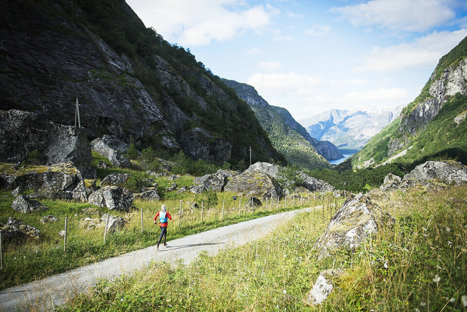 Somme gonger kan lysta til å dra ut steget bli uimotståeleg, enten det er omgivnadene eller dagsforma som inviterer til fart. (Foto: Extreme Eidsfjord) Somme gonger kan lysta til å dra ut steget bli uimotståeleg, enten det er omgivnadene eller dagsforma som inviterer til fart. (Foto: Extreme Eidsfjord)