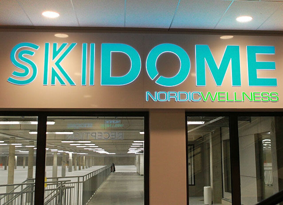 Nordisk terrengmesterskap med skiløype i kjelleren i Göteborg Skidome_ser_inn_i_hallen_A20G1306.jpg