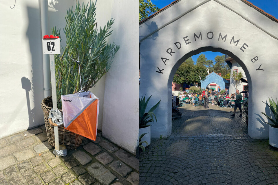 Deltagerne i Finansmesterskapet i orientering hadde poster inne i Kardemomme by. (Alle foto: Arne Dag Myking) Kardemomme by med o-post