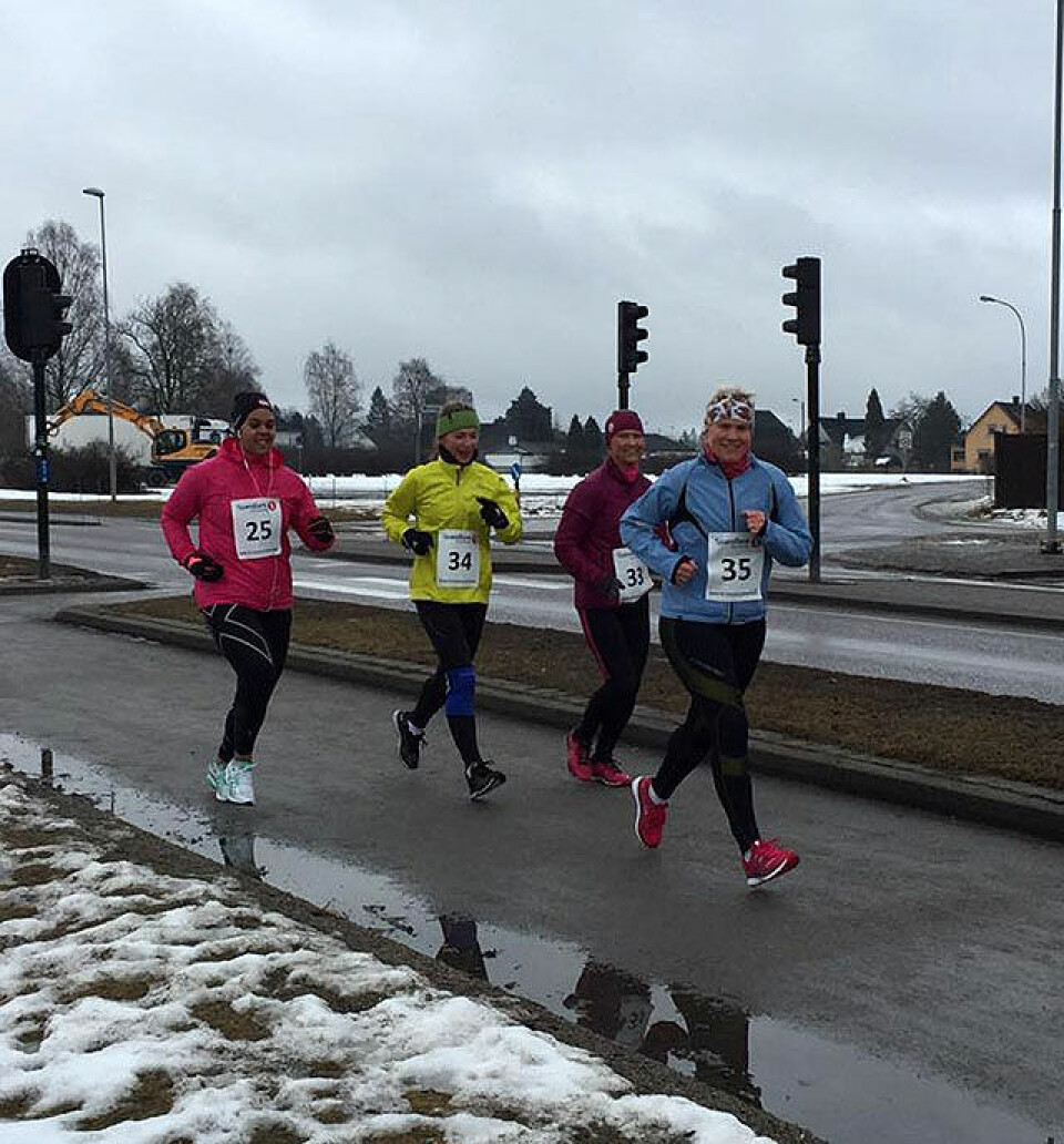 Varmet opp til Boston Marathon med løyperekord i Grenland Halvmaraton kvinnegruppe_640.jpg