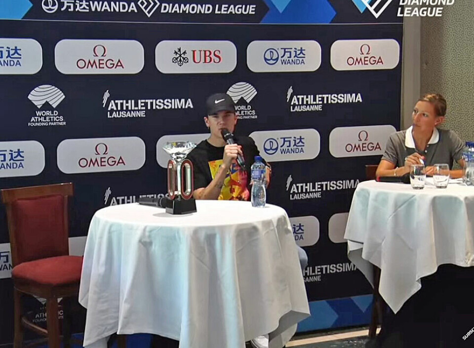 I morgen løper Jakob Ingebrigtsen 1500 meter i Diamond League Jakob Ingebrigtsen_pressekonferanse_fix.png