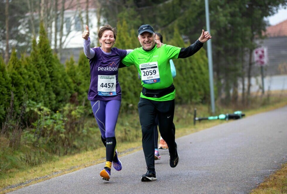 To bergensere raskest på maraton i Jessheim Vintermaraton Jessheim Vintermaraton 2022