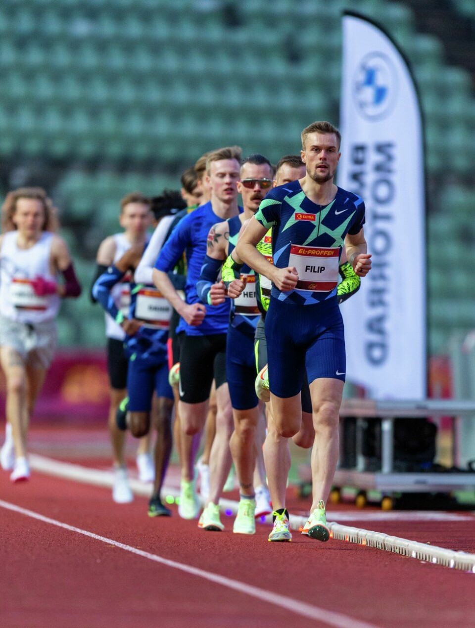 Her løper de seg inn i norsk idrettshistorie Night of Highlights - Elite- Filip Ingebrigtsen