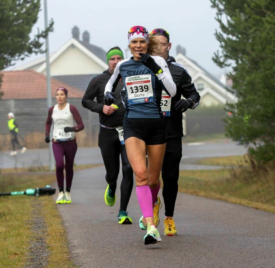 To bergensere raskest på maraton i Jessheim Vintermaraton Jessheim Vintermaraton 2022