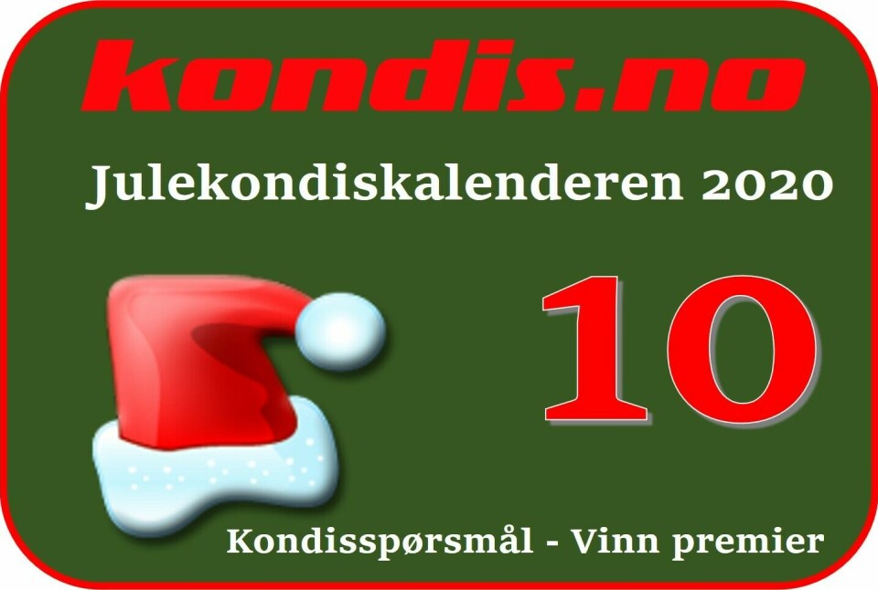 Julekondiskalenderens spørrekonkurranse 10. desember - svarfrist 26. desember Julekalender_10