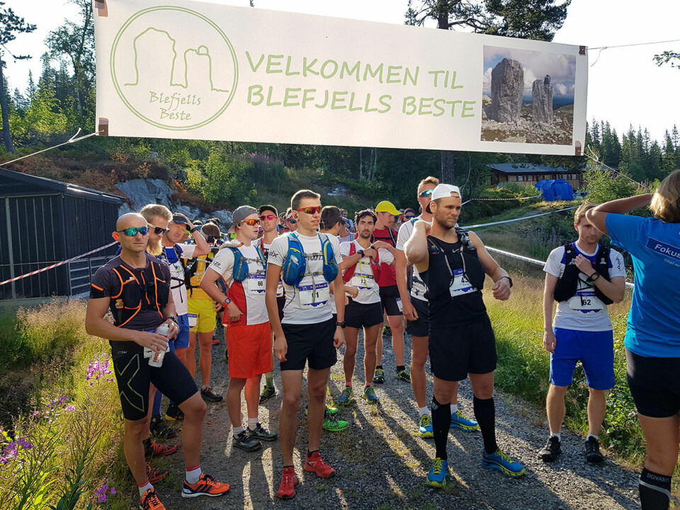 Deltakerrekord og varmt i Blefjells Beste Blefjell57-start.jpg