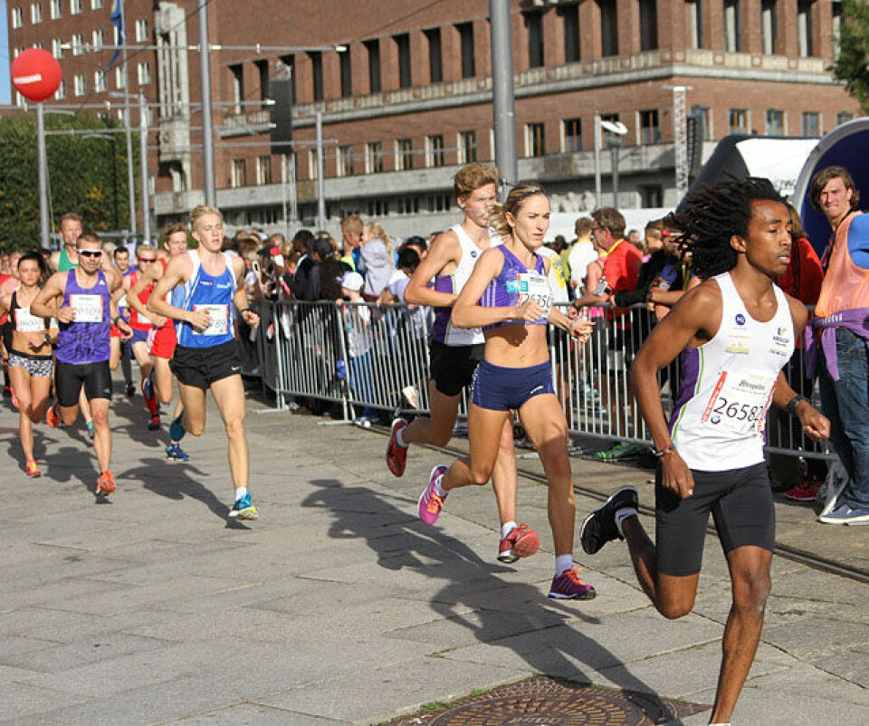 Raske løyper i BMW Oslo Maraton som nå er kontrollmålt Etter_250_m_IMG_8593.jpg