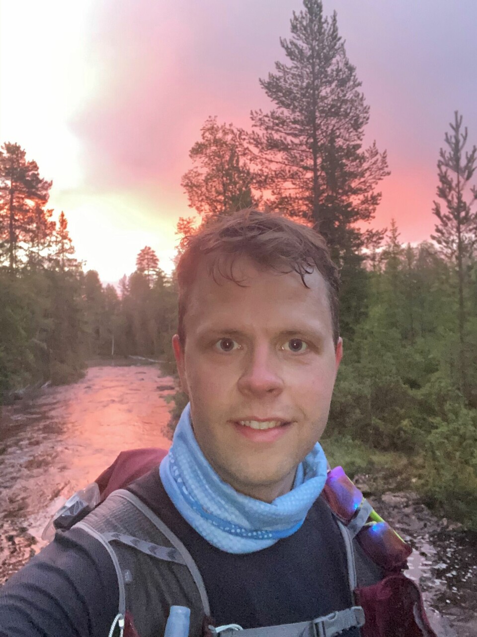 Gaea Norvegica Trail, løpet der ingen kom til mål, der ingen kom halvveis Jørgen_Grøndal_selfie_skogen.jpg