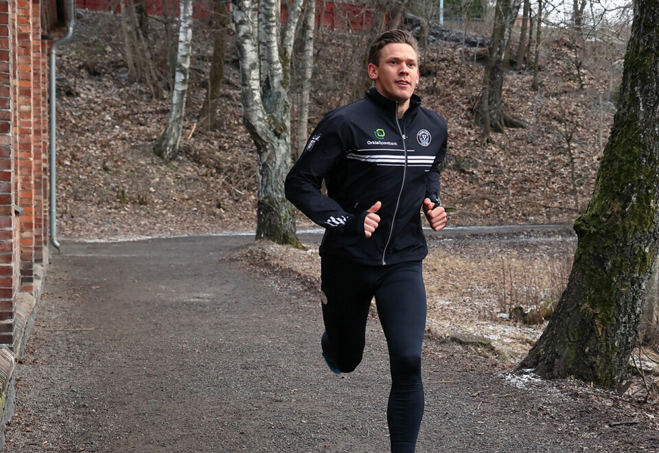 Sebastian Conrad Håkansson er mildt sagt glad i å løpe. Lørdag 2. april 2022 stiller han opp i NM på 100 kilometer i Bergen, med et klart og uttalt håp om å vinne. (Foto: Tom-Arild Hansen) Sebastian Conrad Håkansson er mildt sagt glad i å løpe. Lørdag 2. april 2022 stiller han opp i NM på 100 kilometer i Bergen, med et klart og uttalt håp om å vinne. (Foto: Tom-Arild Hansen)