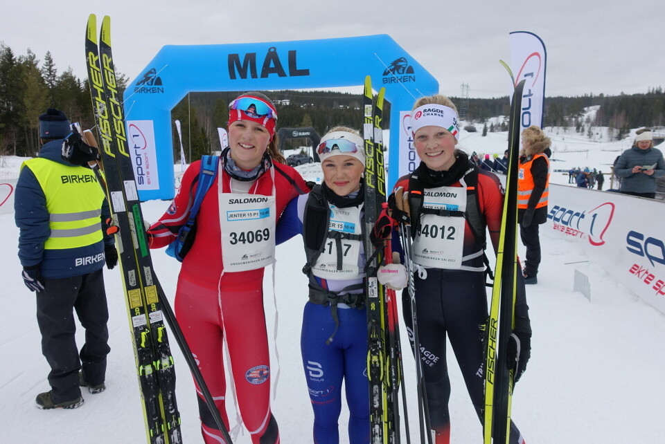 1400 ungdommer i mål på Birkebeineren i UngdomsBirken J15.jpg