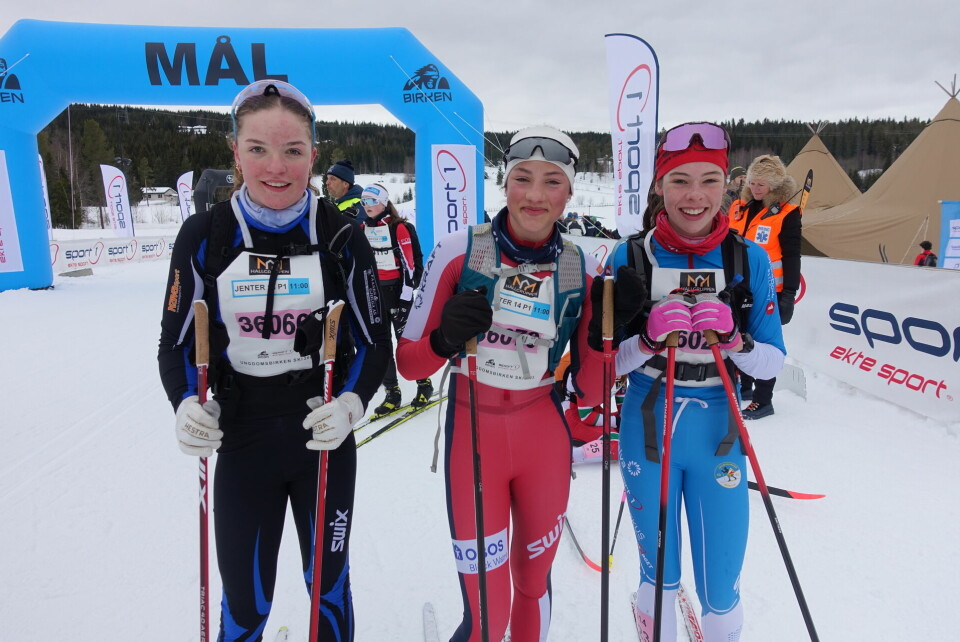 1400 ungdommer i mål på Birkebeineren i UngdomsBirken J14.jpg