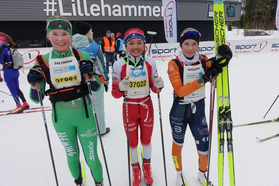 1400 ungdommer i mål på Birkebeineren i UngdomsBirken J13.jpg