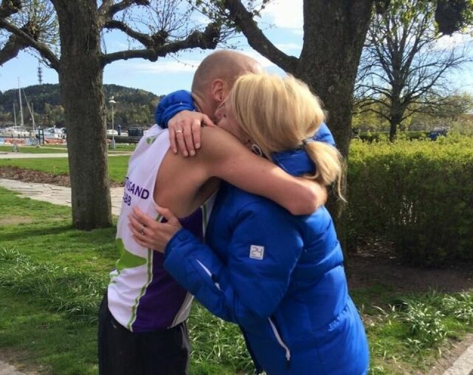 Erik Bergersen og Cecilie Landro vant NM 100 km i Kristiansand Erik_og Siw_Bergersen (640x508).jpg