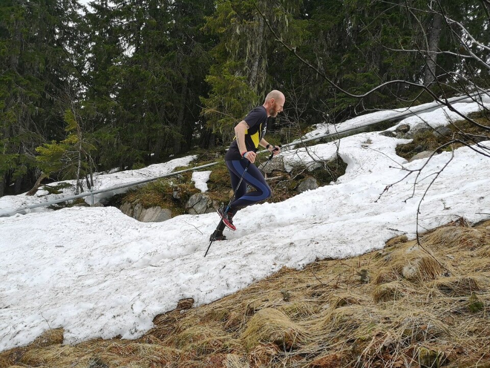 Kenneth Dæhlen med everesting i Digeråsen Kenneth Dæhlen everesting (4)