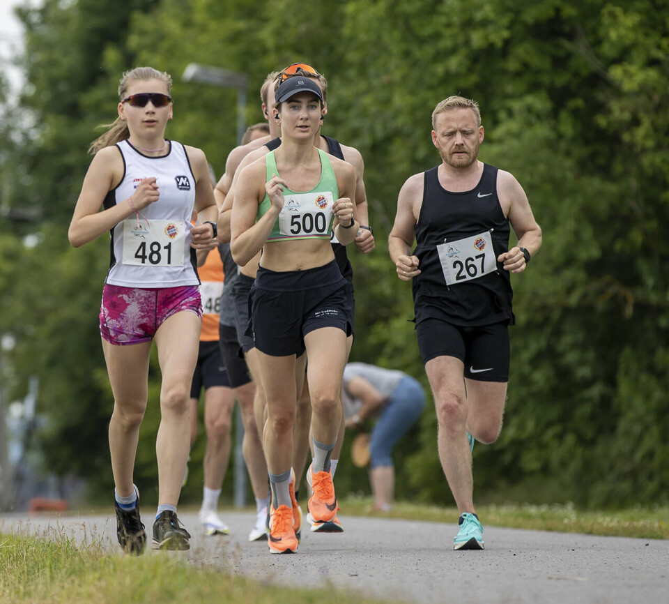 Ca. 30 prosent satte pers på 5, 10 eller 21,1 km i Perseløpet Kaja-Nordhus-Thuv-Linnéa-Öberg.jpg