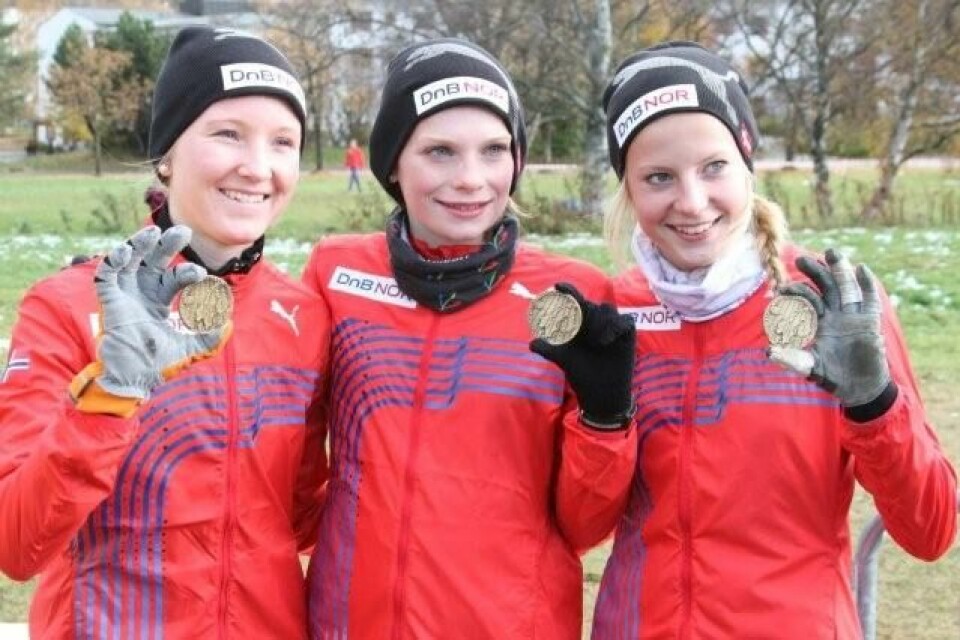 Medaljedryss i nordisk i terrengløp - 6 av 8 gull til Norge i Trondheim