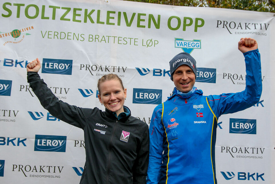 Karoline Holsen og Thorbjørn Ludvigsen er årets vinnere av Stoltzekleiven Opp. (Alle foto: Arne Dag Myking) Karoline Holsen og Thorbjørn Ludvigsen er årets vinnere av Stoltzekleiven Opp. (Alle foto: Arne Dag Myking)