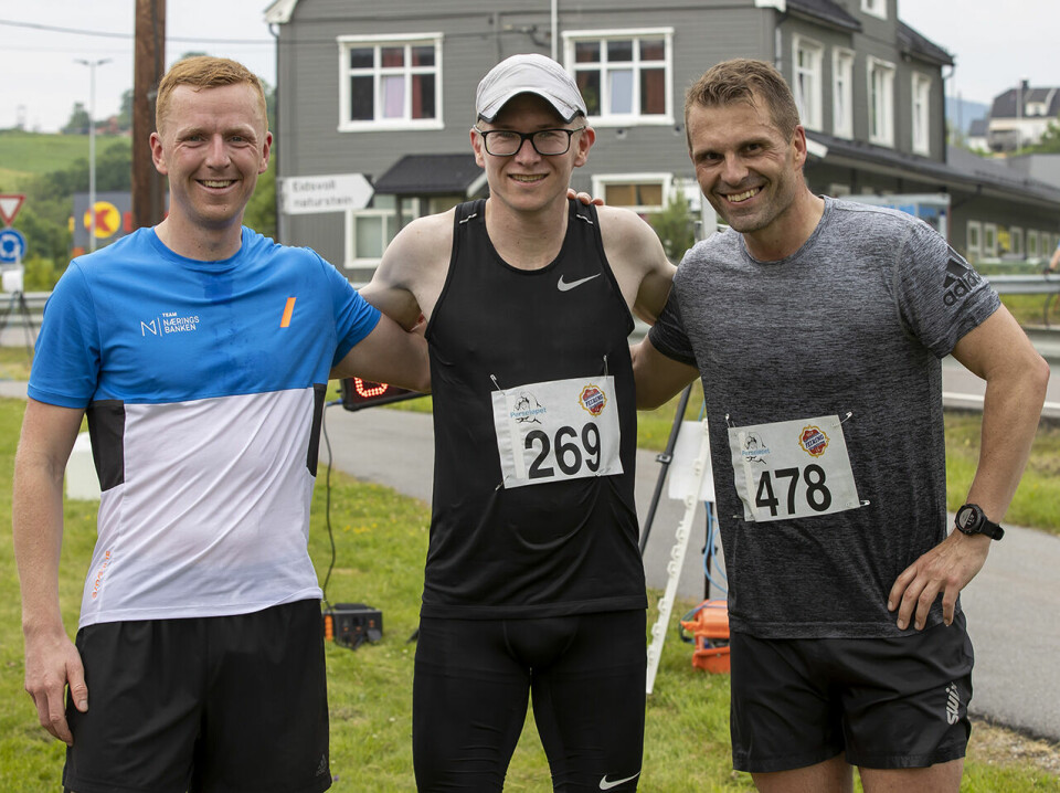 Ca. 30 prosent satte pers på 5, 10 eller 21,1 km i Perseløpet Halvmaratonpallen.jpg